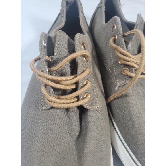 GAP Factory Gray Canvas Lace Up Fashion Sneakers Men’s Size 11 - Picture 11 of 15